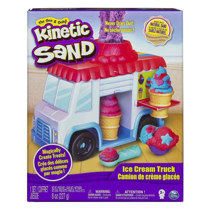 Kinetický písek - Zmrzlinářské auto