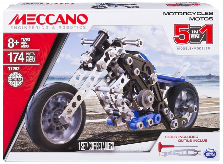 Meccano motorka - 5 variant