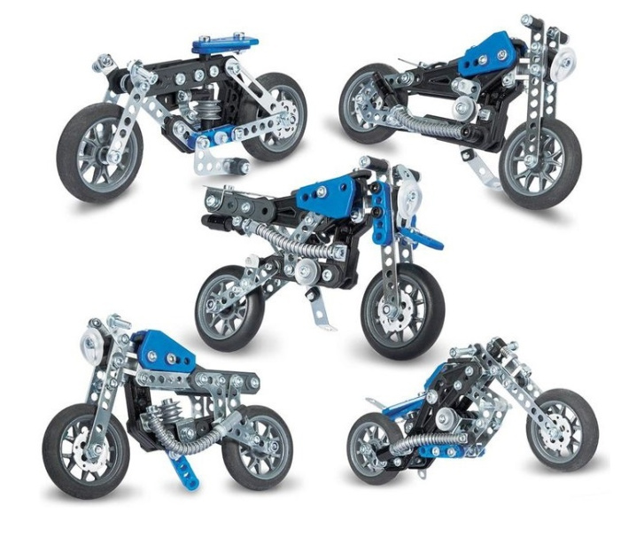 Meccano motorka - 5 variant