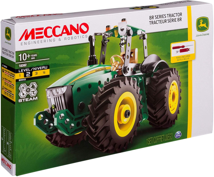 Stavebnice MECCANO - Traktor John Deere 8R