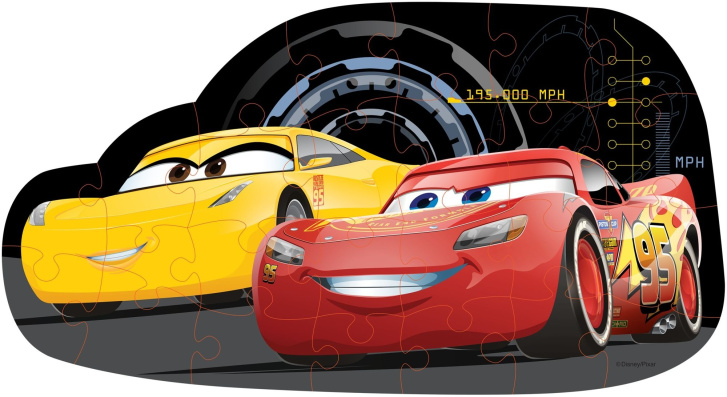 Pěnové Puzzle Cars 3