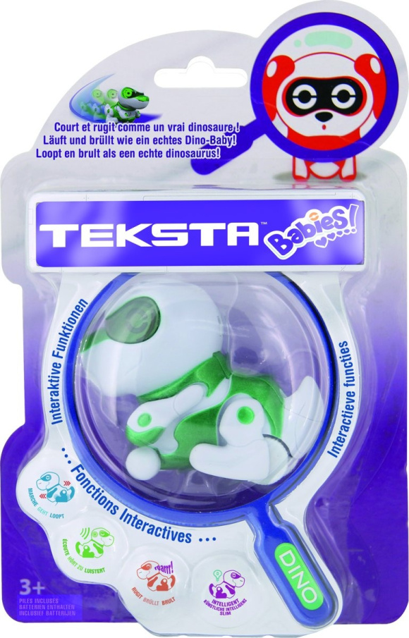 Interaktivní dinosaurus Teksta