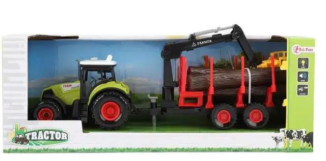 Traktor s přívěsem