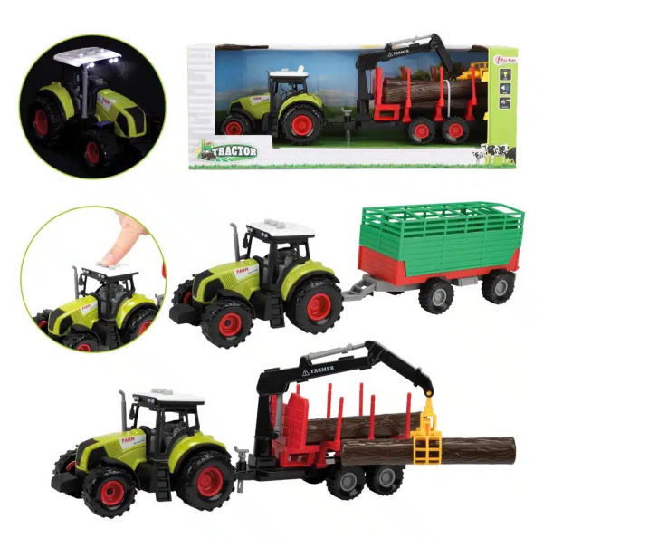 Traktor s přívěsem