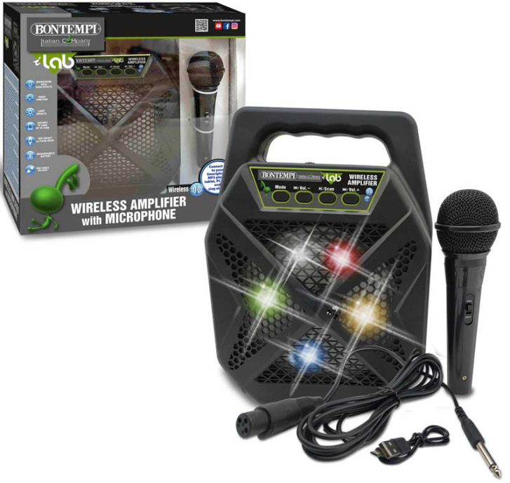 Zesilovač zvuku s mikrofonem