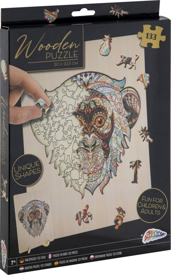 Dřevěné puzzle