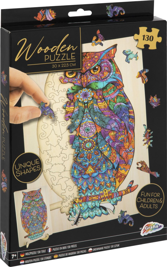 Dřevěné puzzle