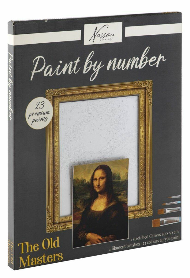 Malování podle čísel – Mona Lisa