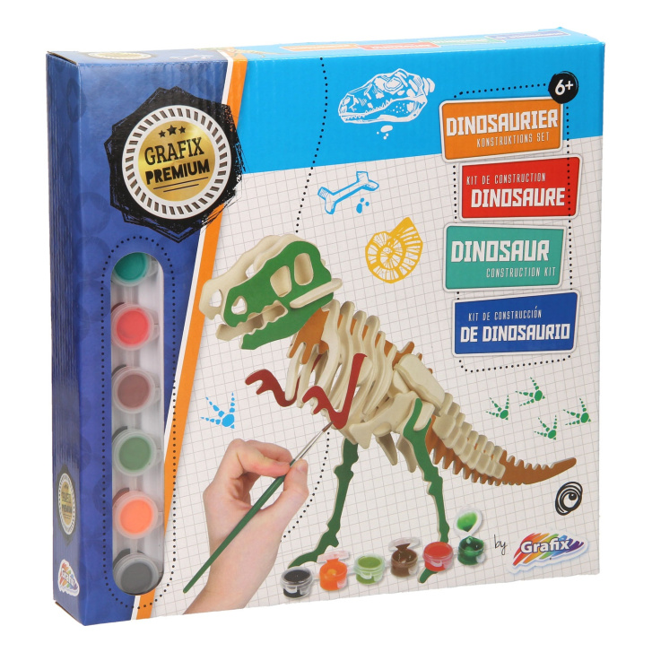 Dřevěný model dinosaura