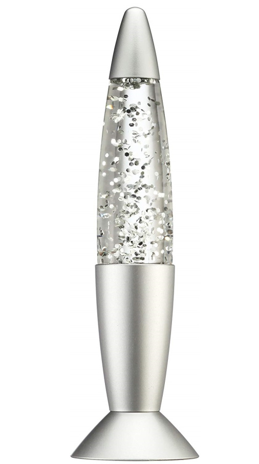 Lampa s třpytkami