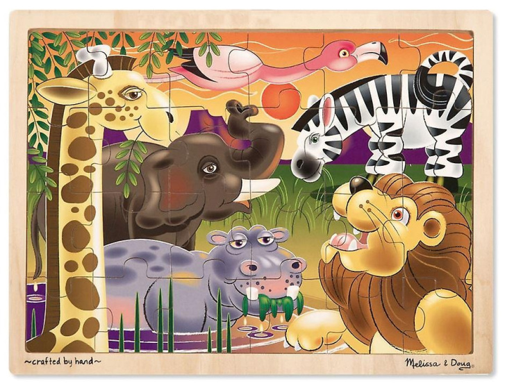 Puzzle 24 – Africké tvory