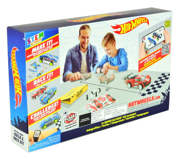 Hot Wheels - Stavebnice závodní auto
