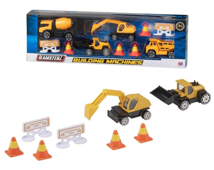 Mini set se stavebními stroji