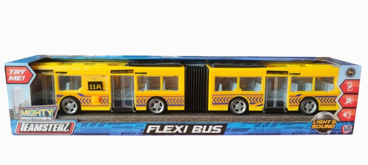 Ohýbatelný autobus Žlutý