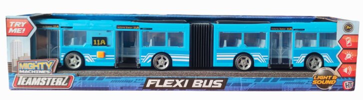 Ohýbatelný autobus Modrý