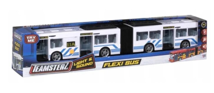 Ohýbatelný autobus Bílý