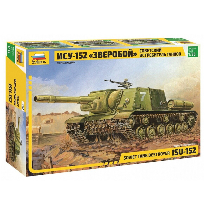 Model tanku-Soviet Tank Destroyer-ISU152