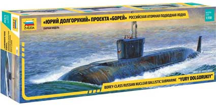 Model ponorky-Yury Dolgorukiy