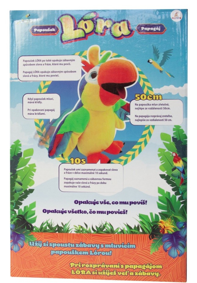 Interaktivní papoušek Lóra