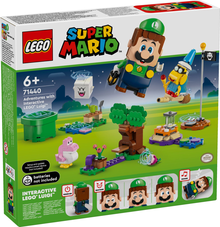 71440 Lego Super Mario – Interaktivní LEGO® Luigi™ a dobrodružství