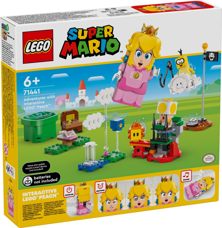 71441 Lego Super Mario – Interaktivní LEGO® Peach™ a dobrodružství