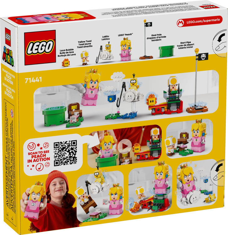 71441 Lego Super Mario – Interaktivní LEGO® Peach™ a dobrodružství