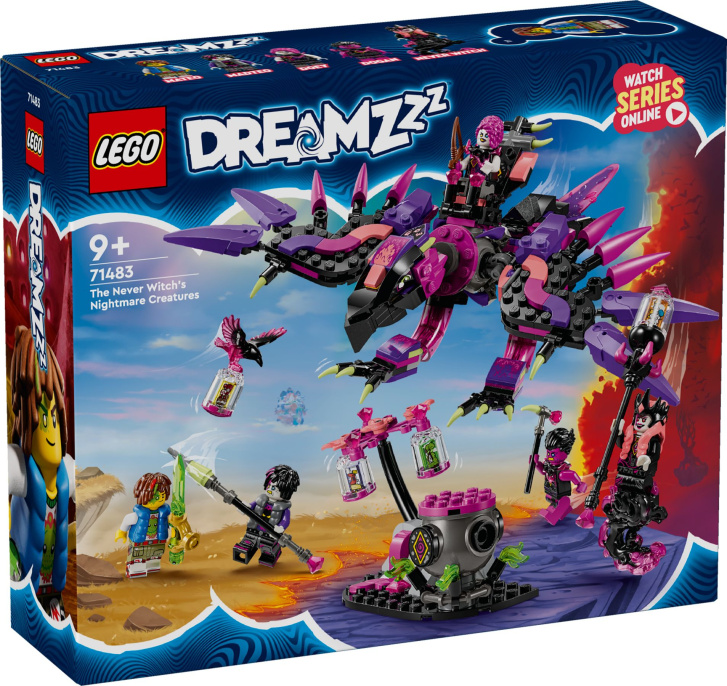 71483 Lego Dreamzzz – Nikdyčarodějnice a její stvoření z noční můry