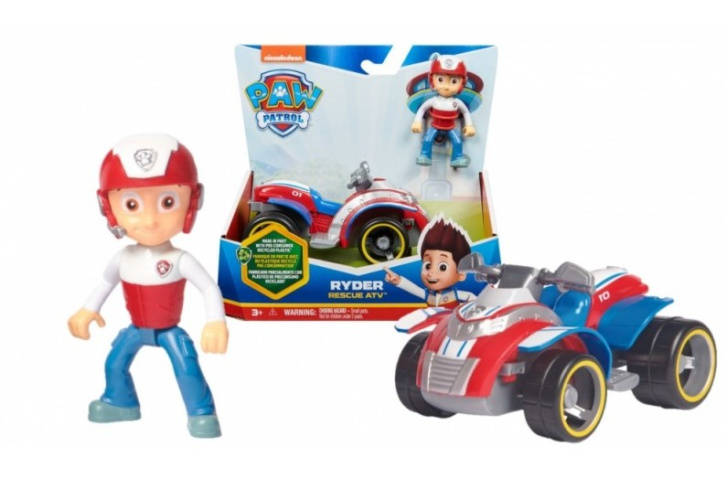 Paw Patrol - Ryder se čtyřkolkou