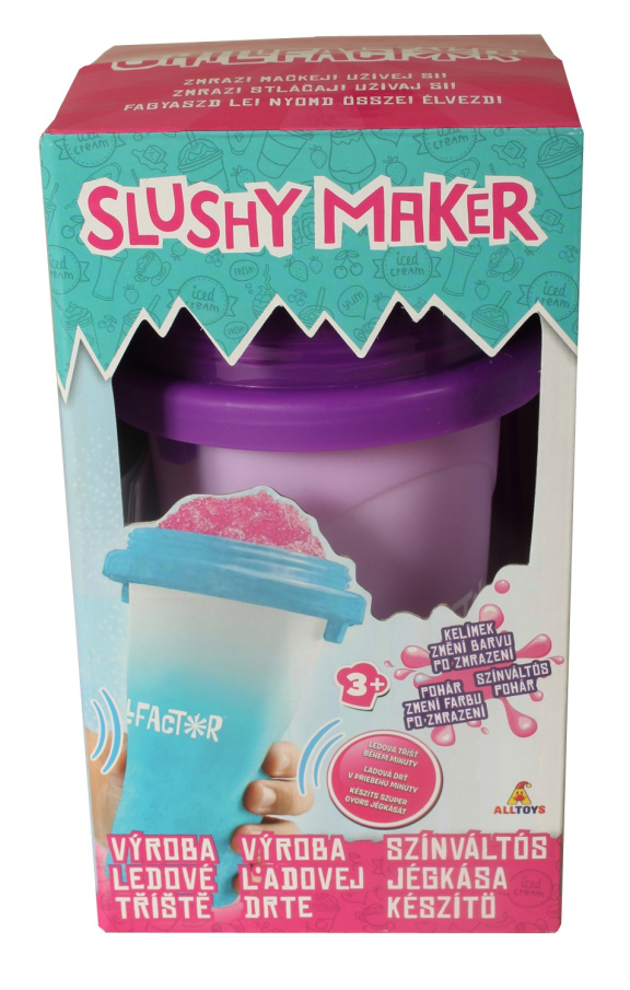 Fialový Slushy Maker - Výroba ledové tříště