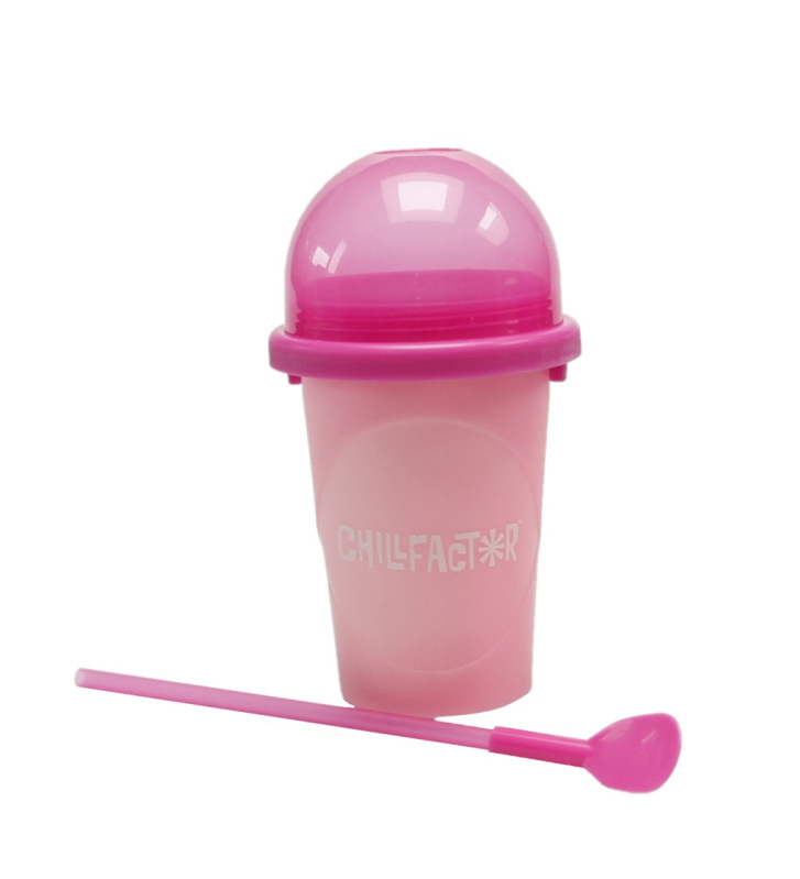 Růžový Slushy Maker - Výroba ledové tříště