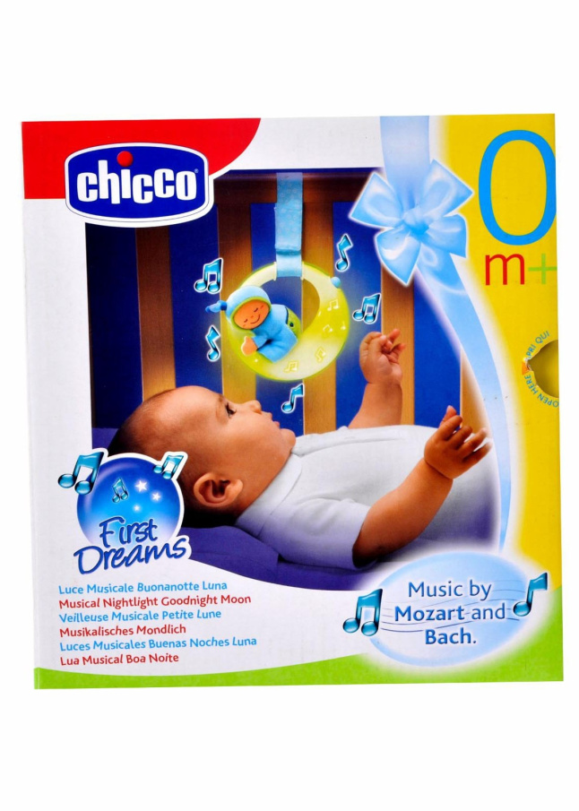 Chicco - Hudební lampa modrá