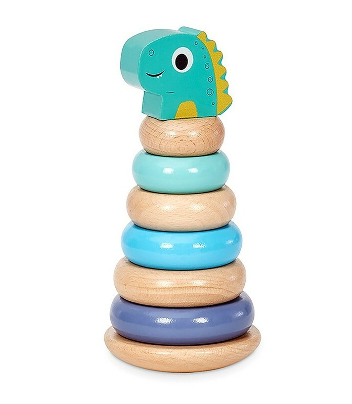 Dřevěná 3D věž Dinosaurus