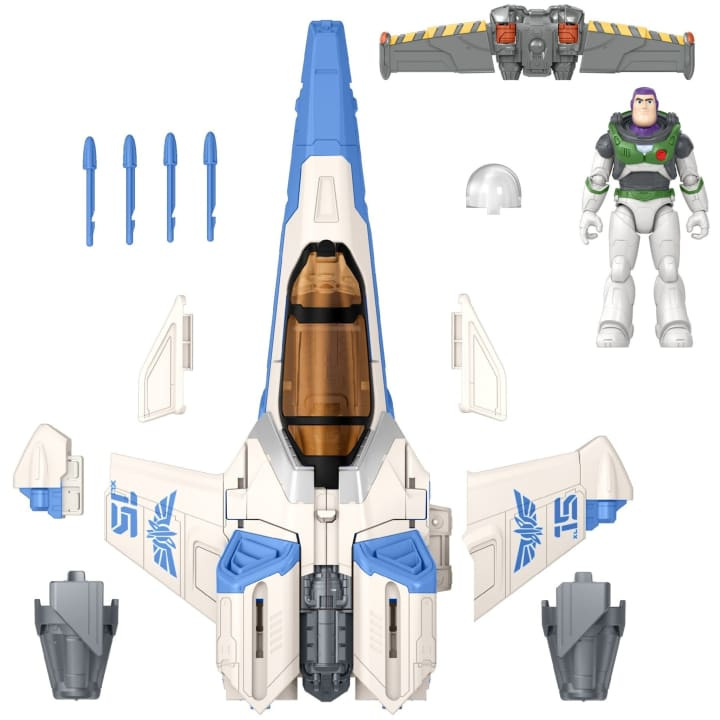 Disney Pixar – Vesmírna loď XL 15 a Buzz Lightyear s jackpackem