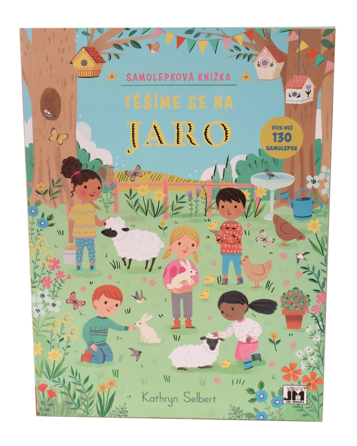 Kniha samolepek - Těšíme se na jaro