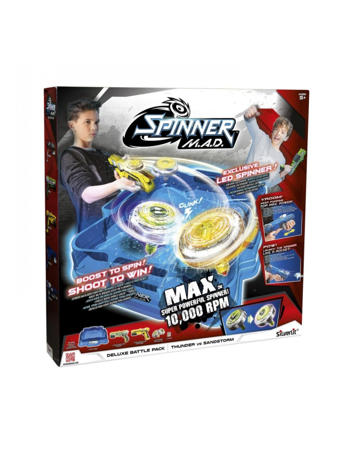 Vystřelovací spinner s arénou