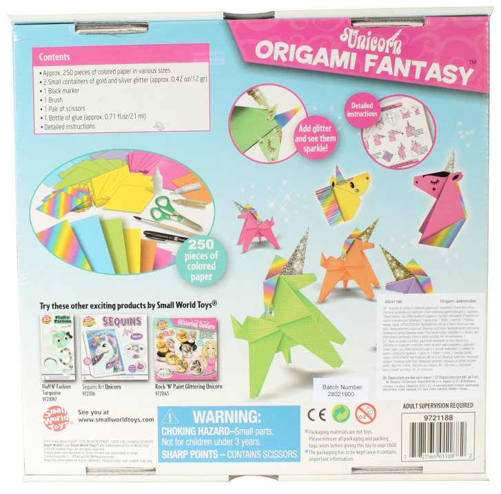 Výroba origami jednorožců