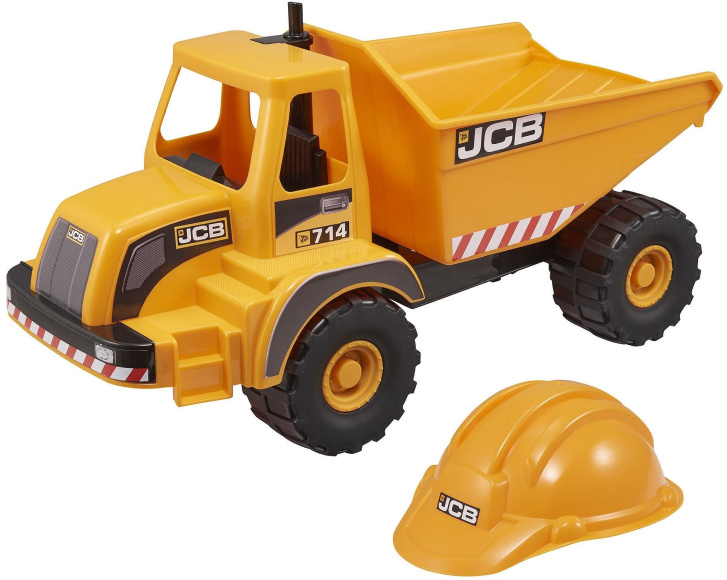 Vyklápěč JCB s přilbou
