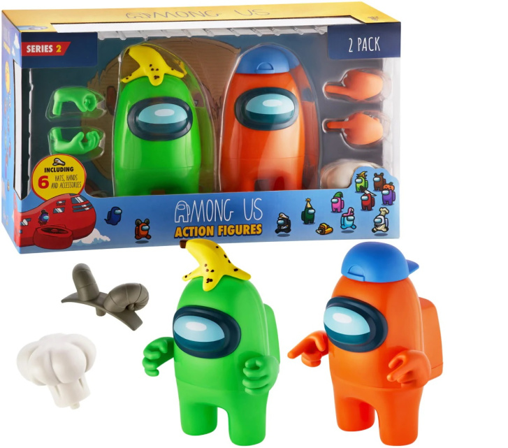 Among Us – Souprava 2 figurek s doplňky Asst B