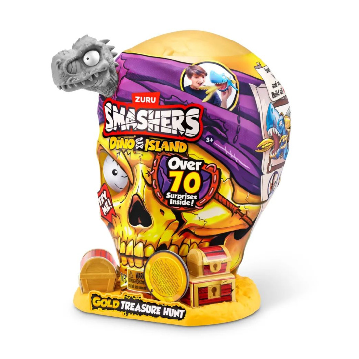 Smashers Dino Island – Zlatý poklad Šedý Dinoasaurus