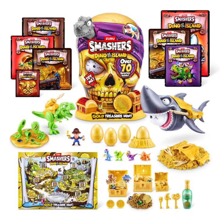 Smashers Dino Island – Zlatý poklad Šedý Dinoasaurus