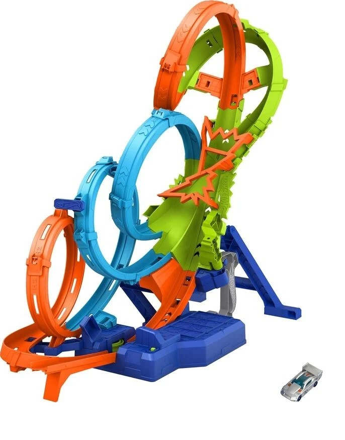 Hot Wheels – Dráha se čtyřmi smyčkami