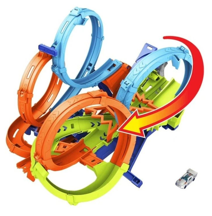Hot Wheels – Dráha se čtyřmi smyčkami