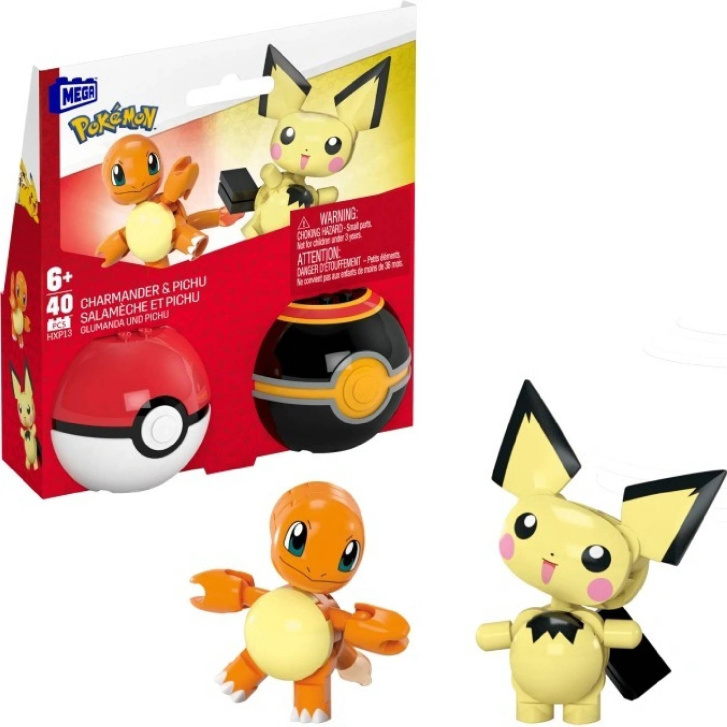 Mega Construx - Pokémon Pokeball Ditto & Pikachu
