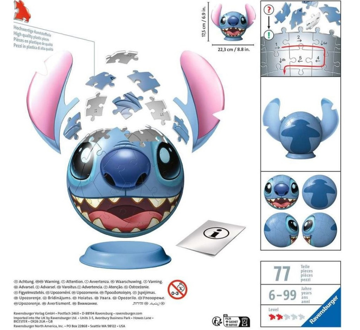 3D Puzzle – Stitch