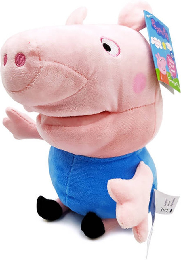 Peppa Pig – Plyšový maňásek 19 cm George Pig