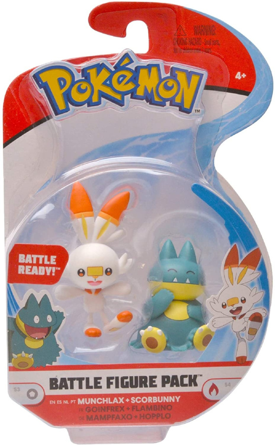 Pokémon - Figurky Grookey + Pikachu