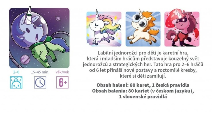 Labilní jednorožci pro děti