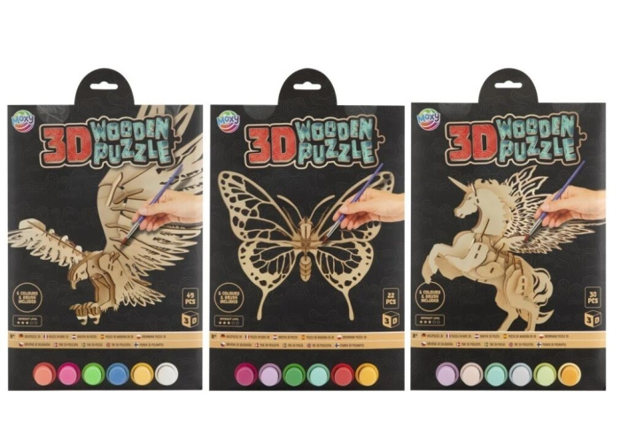 3D dřevěné puzzle