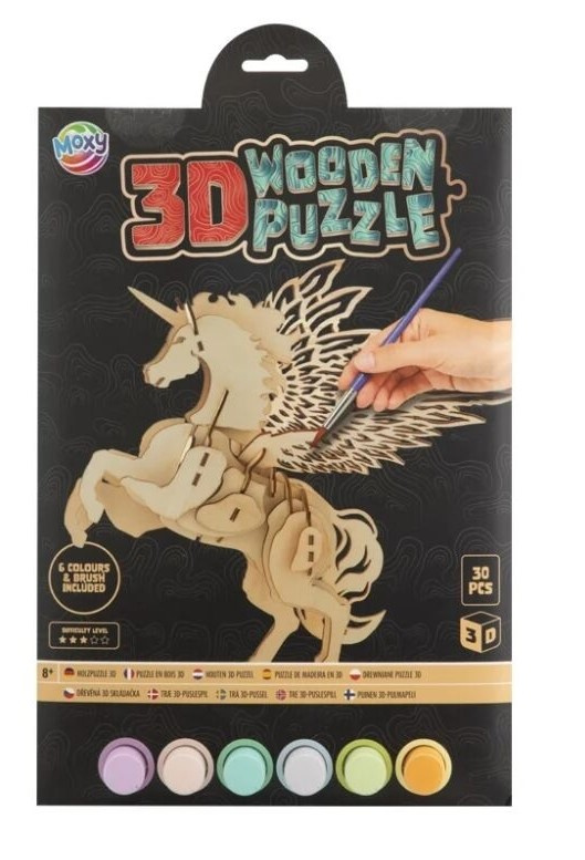 3D dřevěné puzzle