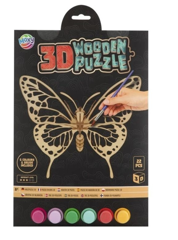 3D dřevěné puzzle